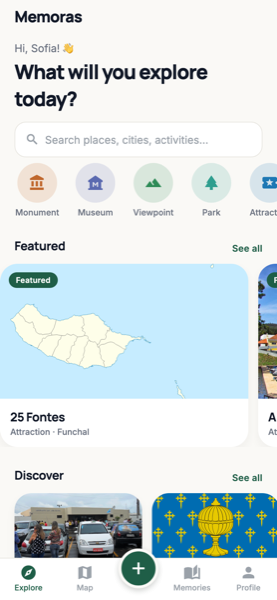 Discover places and experiences near you